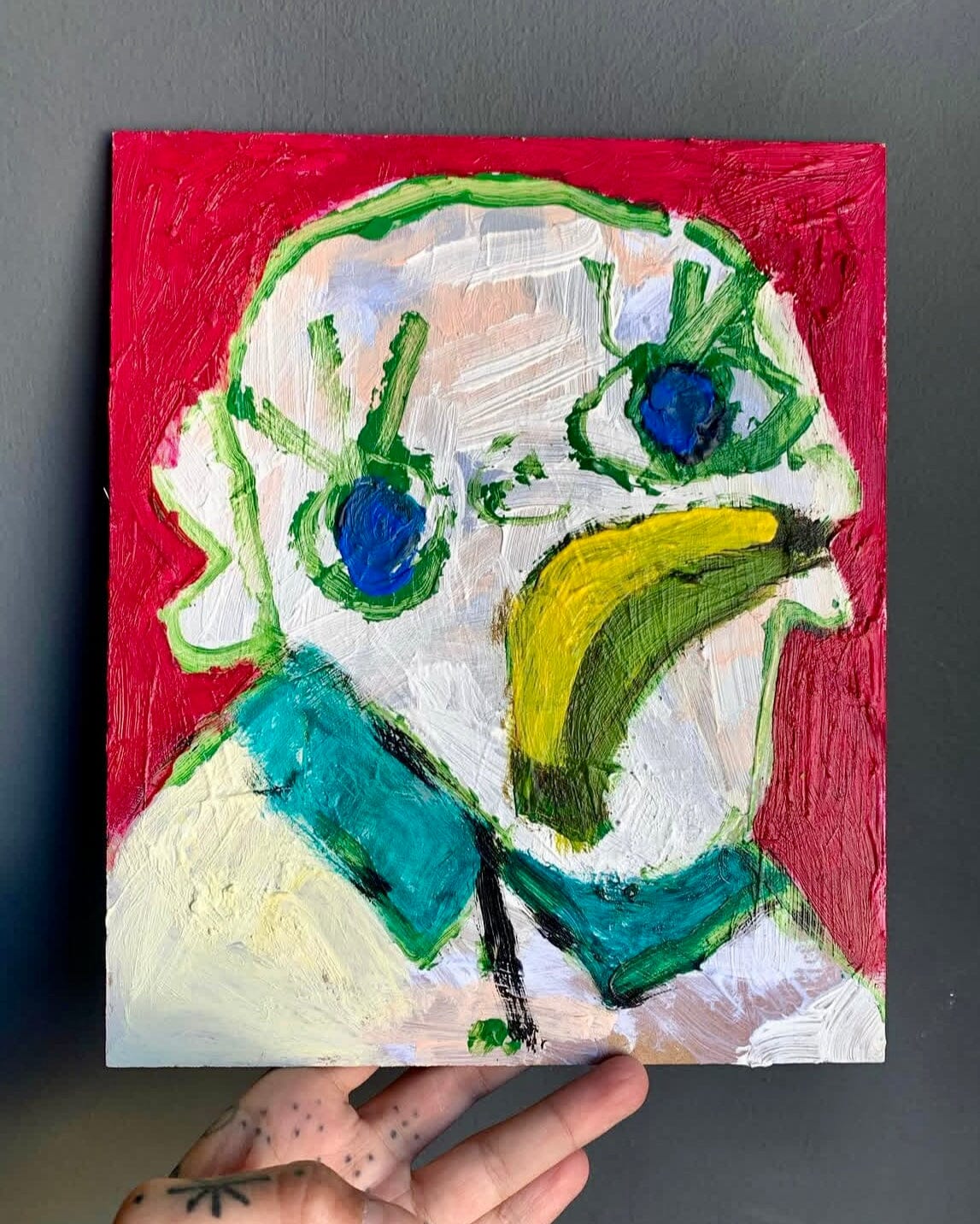 Banana Mouth Boy — Commission Re-Edition Original Artwork Tittybutt.studio 