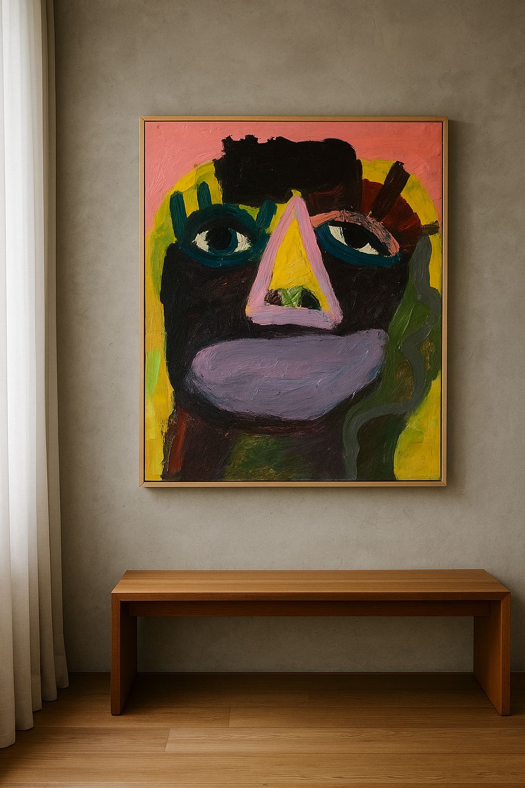 Bruised Angel — Large Commission (A2 / A1 Wood Panel) Collectors Edition Original Artwork Tittybutt.studio 