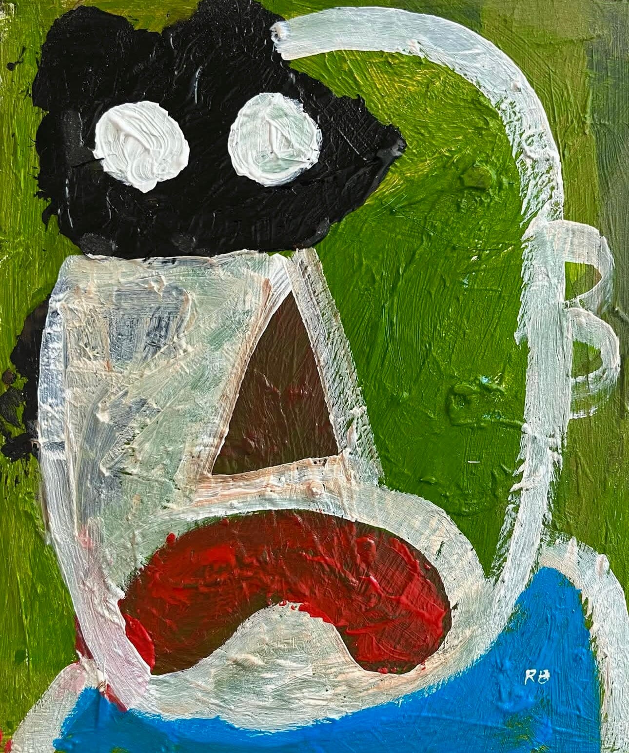 The Intrusive Thought — Commission Re-Edition Original Artwork Tittybutt.studio 